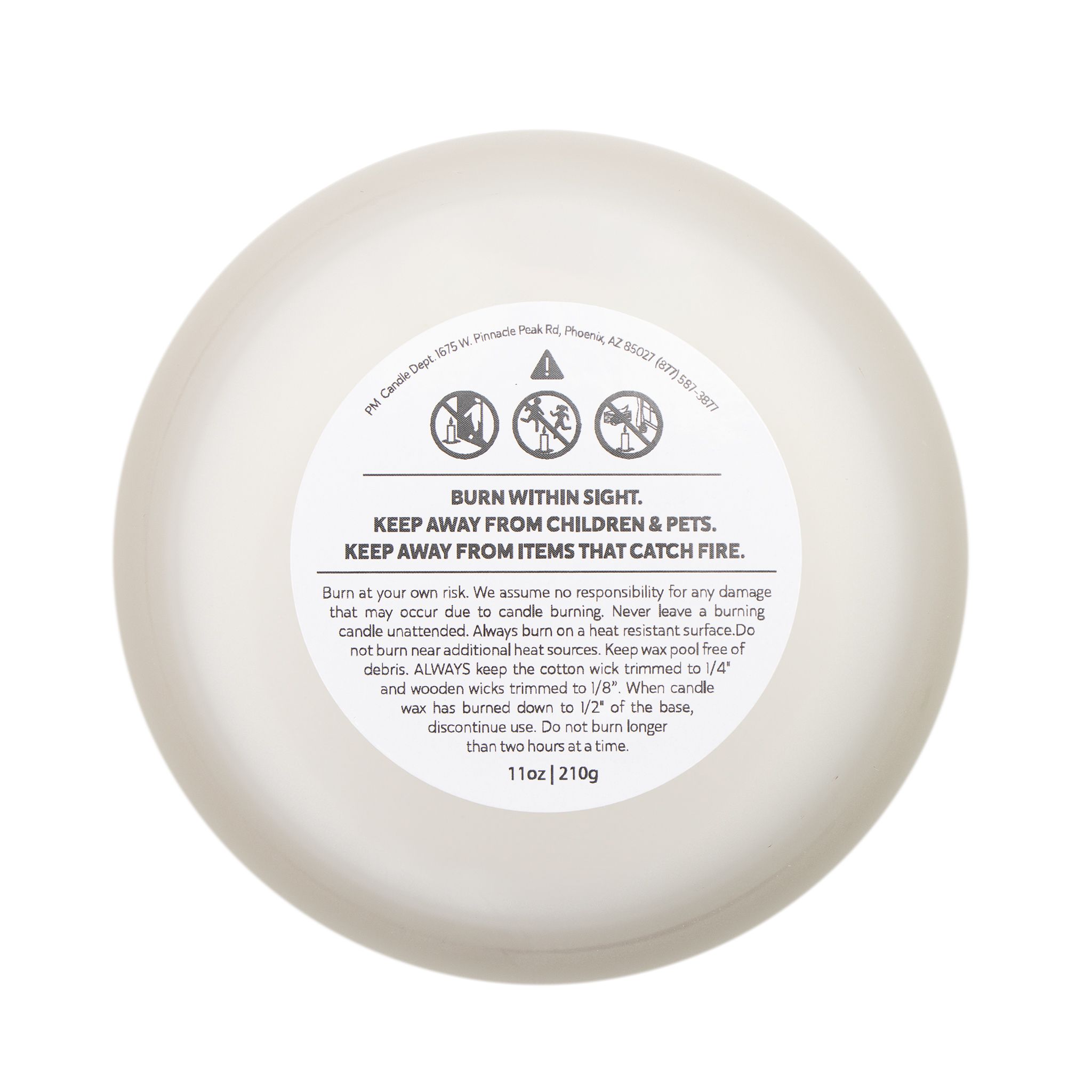 Its All About The Scents Frosted Glass Candle | Aromatherapy Relaxation Candle - Image 3