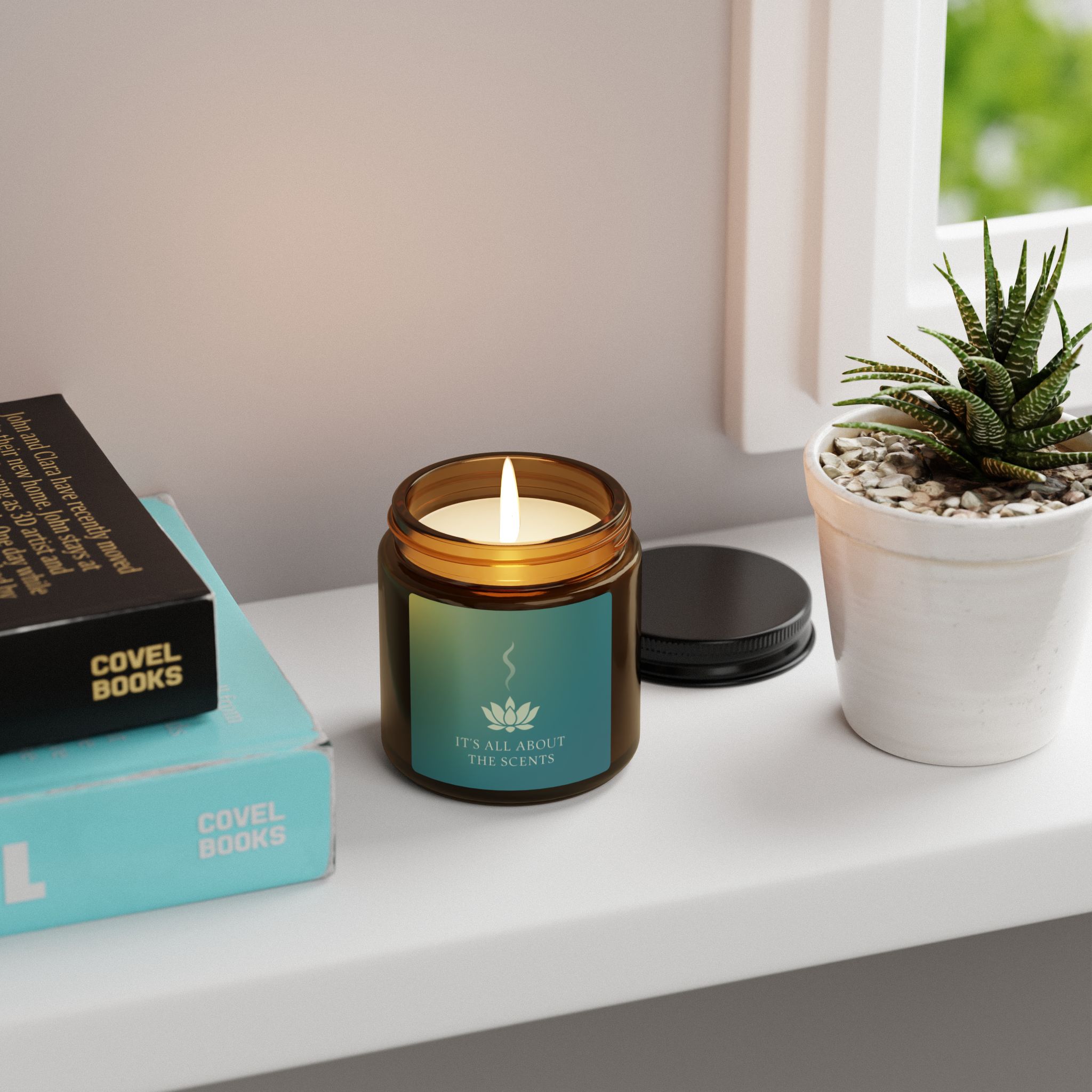 Its All About The Scents Aromatherapy Soy Candle - Image 2