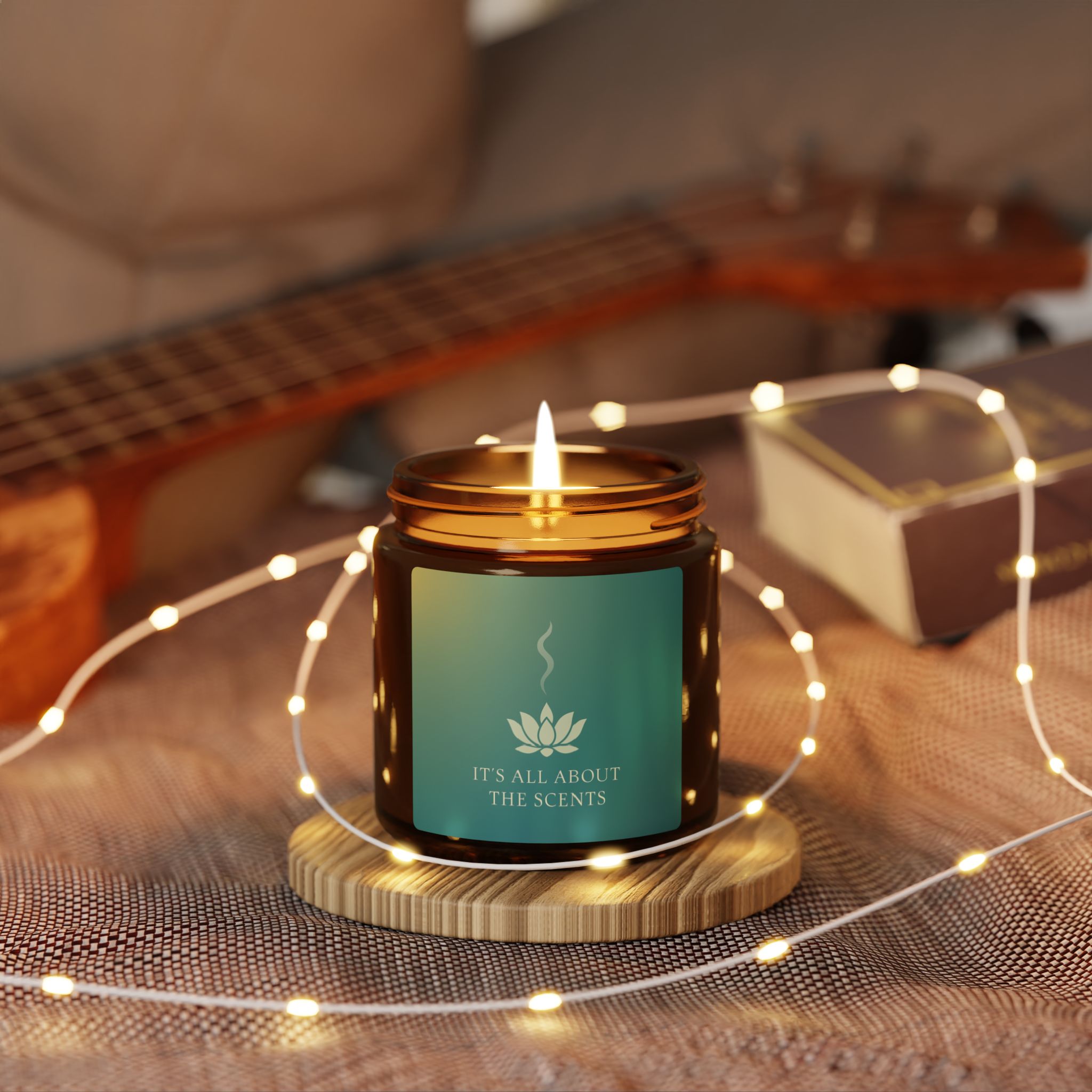 Its All About The Scents Aromatherapy Soy Candle - Image 3